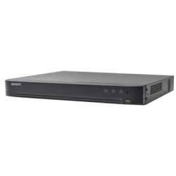 DVR 8 Megapixel / 16 Canales 4K TURBOHD + 16 Canales IP / 2 Bahía de Disco Duro / 4 Canales de Audio / 16 Entradas de alarma / 