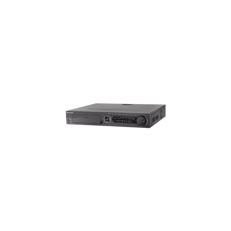DVR 8 Megapixel / 32 Canales TURBOHD + 16 Canales IP / 4 Bahias de Disco Duro / 4 Canales de Audio / Videoanalisis / 16 Entradas