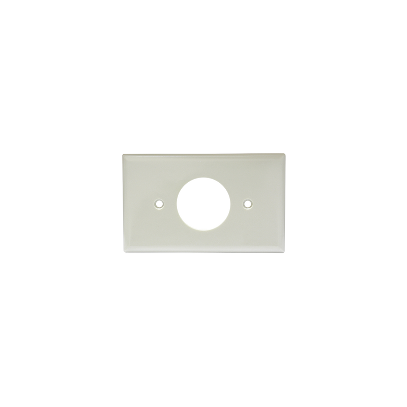 Placa de plástico para contacto sencillo.