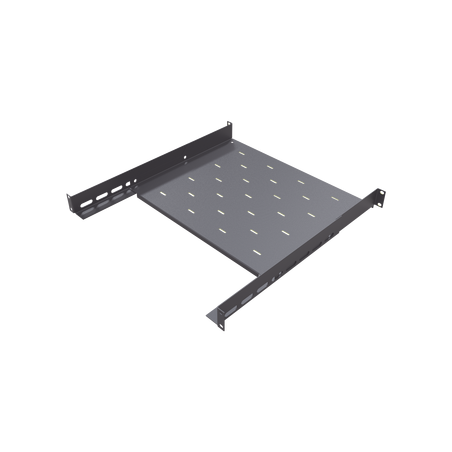 Charola para Gabinetes y Racks de Pared de 4 puntos de Fijación, Profundidad Ajustable de 347 a 489 mm