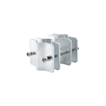 Herraje Adaptador de Mástil para Diámetros desde 3/4" hasta 2-1/4". Galv. en Caliente.