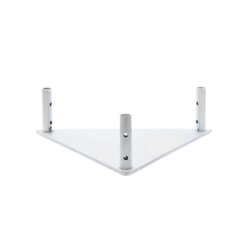 Base Triangular para Tramo STZ45 Galvanizado Electrolítico.