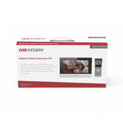 Kit de Videoportero Analógico de Metal / IP a 4 Hilos con Función de Llamada a App Hik-Connect / Monitor se Conecta a Internet