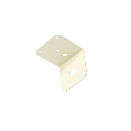 Montaje de Acero Tipo "L" con Perforación 3/4" y Pintura Horneada.