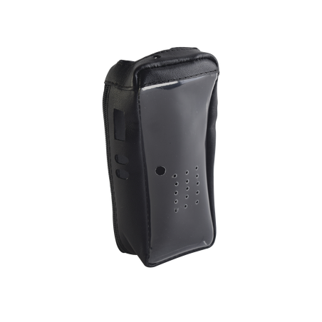 Funda de piel reforzada con visor frontal transparente, para radios NX-200, NX-300.
