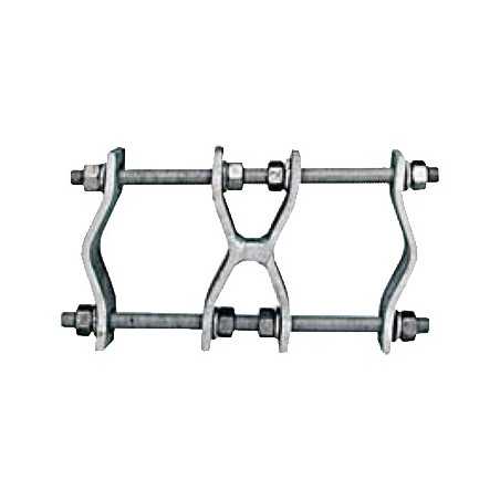 KIt de montaje tipo pipa para instalación en tubo o punta de torre