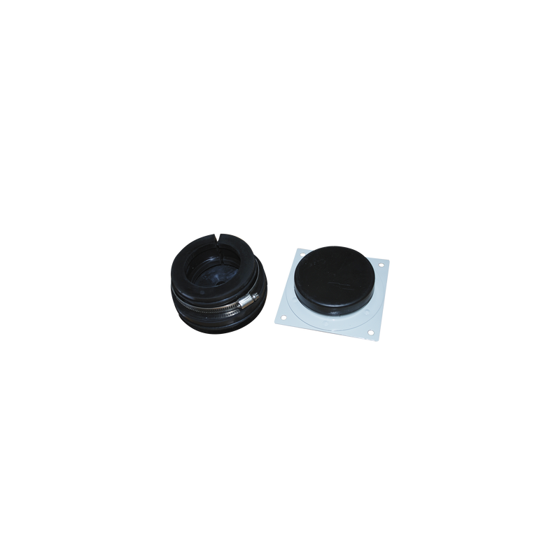 Placa y Goma Pasamuro para Cable Coaxial de 1/2