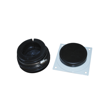 Placa y Goma Pasamuro para Cable Coaxial de 1/2