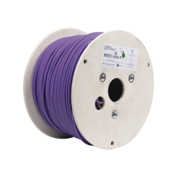 Bobina de Cable Blindado F/UTP de 4 Pares, Z-MAX, Cat6A, Soporte de Aplicaciones 10GBase-T, LS0H (Libre de Gases Toxicos), Color