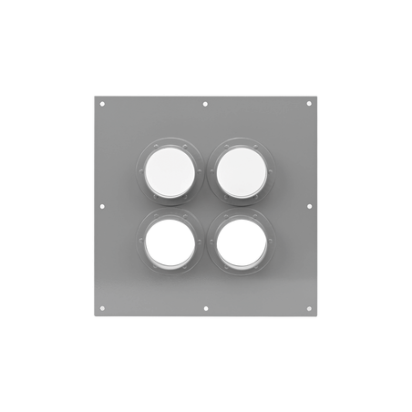 Placa Pasamuros Con Capacidad de 4 Botas de 4