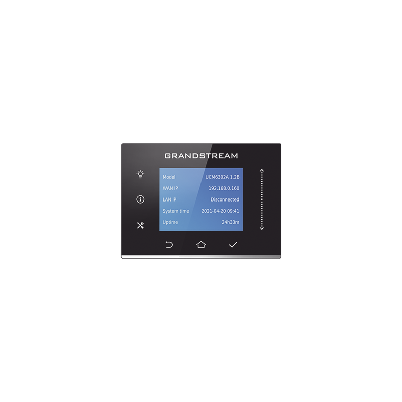 IP-PBX UCM6302A / 500 Usuarios / 75 Llamadas Simultáneas / 2 FXO + 2 FXS / 3 Puertos Gigabit PoE+ / Solución Híbrida On-Premi
