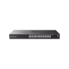 Switch PoE+ Administrable / 24 Puertos 10/100/1000 Mbps + 4 SFP / 360W PoE Total / Switching 56 Gbps / Cloud GWN Sin Costo / Mon