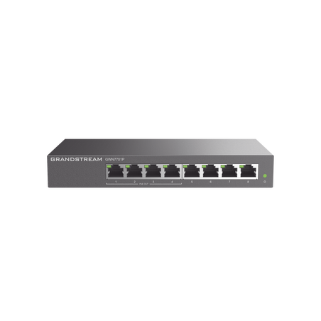 Switch PoE+ Gigabit No Administrable / 8 puertos 10/100/1000 Mbps / 4 puertos PoE+ / hasta 60W