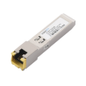 Transceptor Óptico SFP a RJ45 / Auto negociación 10/100/1000 Mbps / Conector RJ45 / 1000BASE-T / Distancia de hasta 100 m.