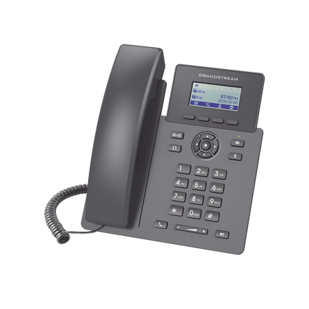 Teléfono IP Grado Operador, 2 líneas SIP con 2 cuentas, PoE, codec Opus, IPV4/IPV6 con gestión en la nube GDMS