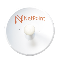 Antena Direccional / 3 ft / 4.9-6.4 GHz / Ganancia 34 dBi / SLANT de 45 ° y 90° / Incluye Jumpers con conector N-Macho a RSMA 