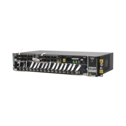 OLT Carrier Class Modular GPON, 2 Ranuras, Incluye 1 Tarjeta GPOA de 16 puertos GPON, 1 Fuente de CA, 2 UR, Gestión por UNM2000