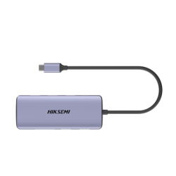 Hub (Adaptador) USB - C / 8 en 1 / 1 Salida HDMI (4K) / 1 Salida USB 2.0 / 3 Salidas USB 3.0 / 1 Salida SD (Memoria SD) / 1 Sali