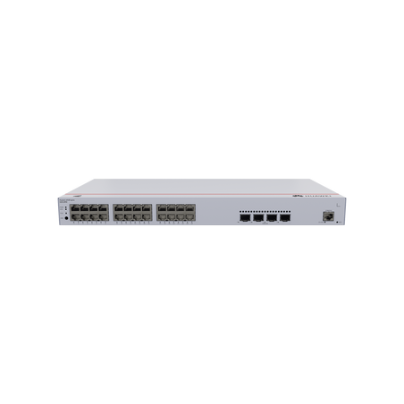 Switch de Acceso eKit Administrable / Capa 2 / 24 Puertos PoE+ Gigabit + 4 Puertos SFP+/SFP + Puerto de Consola / Poe Perpetuo /