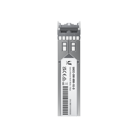 UFiber Módulo SFP, transceptor MiniGibic MultiModo 1.25 Gbps, distancia 550m, conectores LC, paquete de 2 piezas