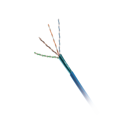 Bobina de Cable UTP de 4 Pares, Vari-MaTriX, Cat6A, 23 AWG, CMP (Plenum), Color Azul, 305 Metros (1000 Pies)