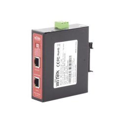 Splitter PoE IN hasta 90 W / Salida DC 12v/16V/24v o 48V / Carcasa metálica / Industrial soporte para riel DIN / Aplicaciones C