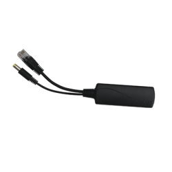 Splitter PoE IN 802.3 af/at / Se Puede Energizar Hasta con 30W / Salida de 12 Vcc 1A (12W) / Instalación es Escritorio (superfi