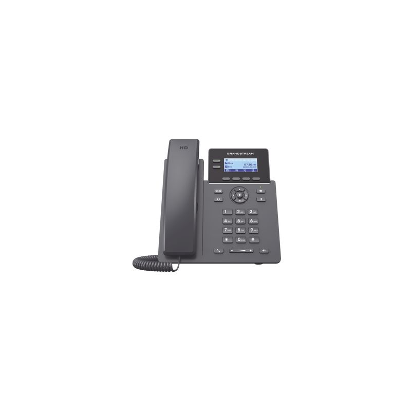 Teléfono IP Grado Operador, 2 líneas SIP con 4 cuentas, PoE, codec Opus, IPV4/IPV6 con gestión en la nube GDMS