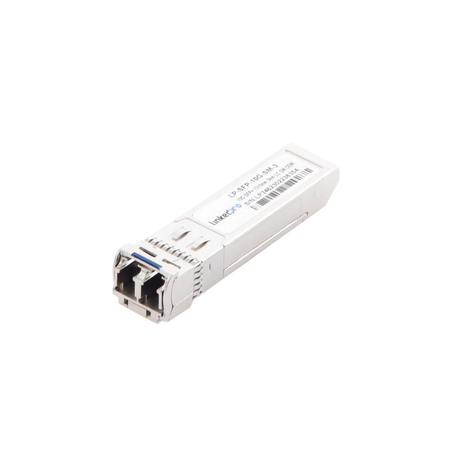 Transceptor Óptico SFP+ (Mini-Gbic) / Monomodo 1310 nm / 10 Gbps / 10GBASE / Conectores LC/UPC Dúplex / DDM / Hasta 3 km