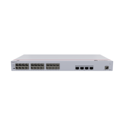 Switch de Distribución/Core Gigabit Administrable PoE Capa 3 / 24 puertos 10/100/1000 Mbps (PoE) / 4 Puertos 10GE SFP+ Uplink /