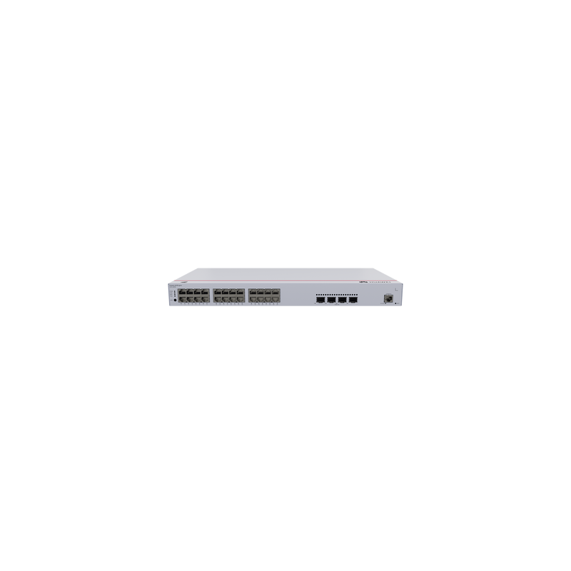 Switch de Distribución/Core Gigabit Administrable PoE Capa 3 / 24 puertos 10/100/1000 Mbps (PoE) / 4 Puertos 10GE SFP+ Uplink /