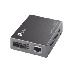 Convertidor Fibra Óptica Multimodo / 1 Puerto RJ45 10/100/1000 Mbps / Puerto Fibra Óptica SC 1000 Mbps / Hasta 550 metros / Pl