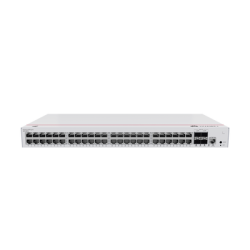 Switch de Distribución/Core Gigabit Administrable PoE Capa 3 / 48 puertos 10/100/1000 Mbps (PoE) / 4 Puertos 10GE SFP+ Uplink /