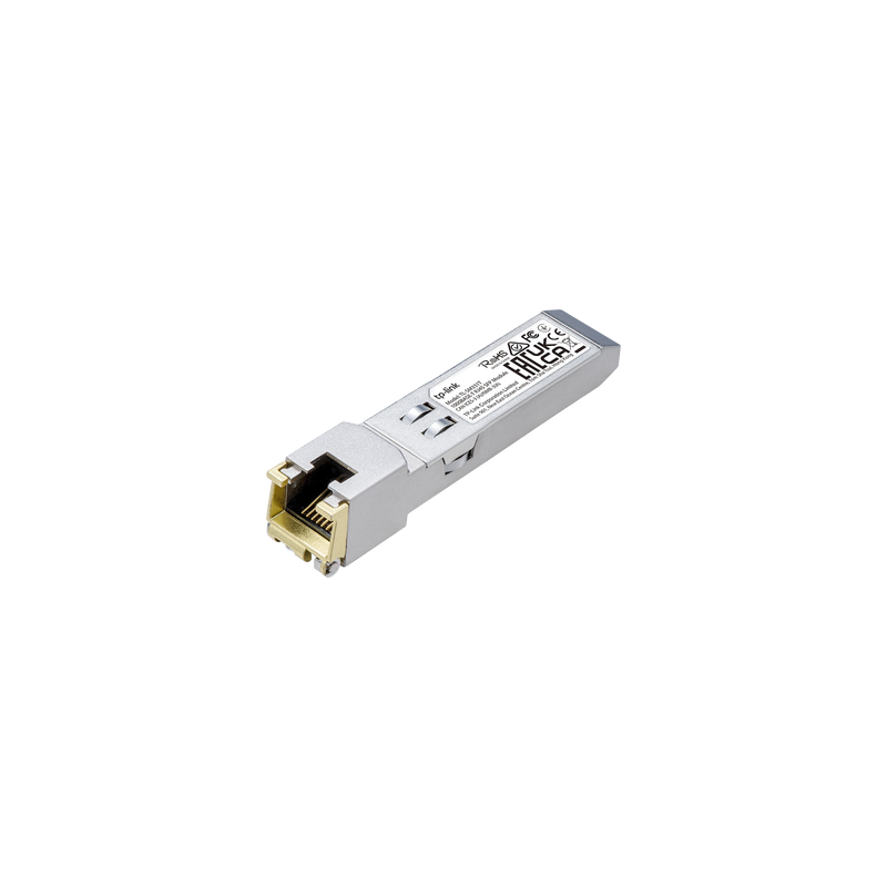 Transceptor mini-GBIC SFP RJ45 / Admite 1000BASE-T / Hasta 100 metros / Conector RJ45 (1G)