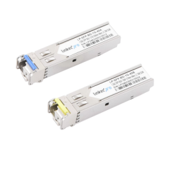 Transceptores Ópticos Bidireccionales SFP (Mini-Gbic) / Monomodo 1310 & 1550 nm / 1.25 Gbps / 1000BASE-BX / Conector LC/UPC Sim