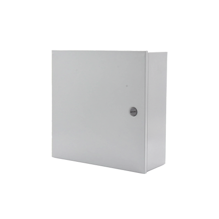 Gabinete de Acero, Uso Interior (Nema 1) de 80 x 60 x 20 cm con Placa Interna / Tipo Telefónico.