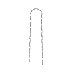 Remate Preformado para Fibra Óptica Figura 8, Span 100 m, para mensajero de acero con diámetro Φ 3.6 mm