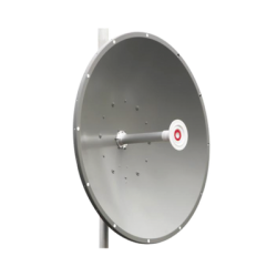 Antena direccional de 3 ft, 5.9 a 7.1 GHz, Ganancia 34 dBi, Conectores RP-SMA Hembra, Polarización doble, incluye montaje para 