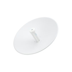 PowerBeam airMAX AC hasta 450 Mbps, frecuencia 5 GHz (5150 - 5875 MHz) con antena tipo plato de 27 dBi, radomo incluido