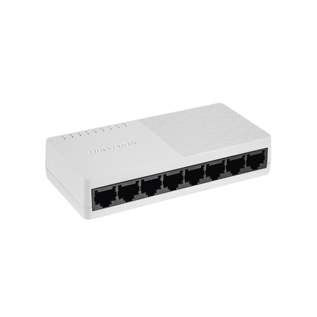 Switch Gigabit No Administrable de Escritorio de 8 Puertos 10 / 100 / 1000 Mbps / Diseño Compacto y Estetico