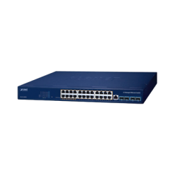 Switch PoE Administrable Capa 3, 24 Puertos Gigabit, Hasta 480 W, 8 Puertos 802.3bt, 16 Puertos 802.3at, 4 Puertos SFP 10G