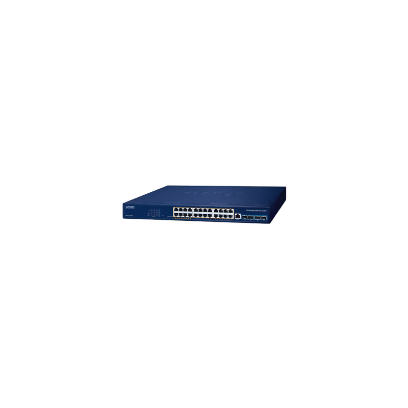 Switch PoE Administrable Capa 3, 24 Puertos Gigabit, Hasta 480 W, 8 Puertos 802.3bt, 16 Puertos 802.3at, 4 Puertos SFP 10G