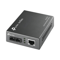 Convertidor Fibra Óptica Multimodo / 1 Puerto RJ45 10/100 Mbps / Puerto Fibra Óptica SC 100 Mbps / Hasta 2 Km / Plug and Play
