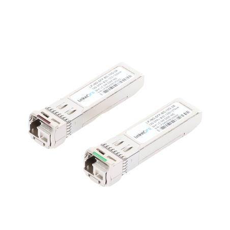 Transceptores Ópticos Industriales Bidireccionales SFP+ (Mini-Gbic) / Monomodo 1270 & 1330 nm / 10 Gbps / 10GBASE / Conector LC