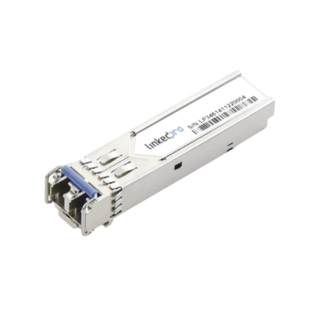 Transceptor Óptico Industrial SFP (Mini-Gbic) / Monomodo 1310 nm / 1.25 Gbps / 1000BASE-LX / Conectores LC/UPC Dúplex / DDM / 