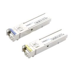 Transceptores Ópticos Industriales Bidireccionales SFP (Mini-Gbic) / Monomodo 1310 & 1550 nm / 1.25 Gbps / 1000BASE-BX / Conect