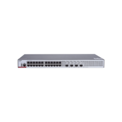 Switch de Acceso Capa 3 con doble Chip para Alta Disponibilidad Ideal en Redes Empresariales con 24 puertos Gigabit y 4 SFP+ 10G