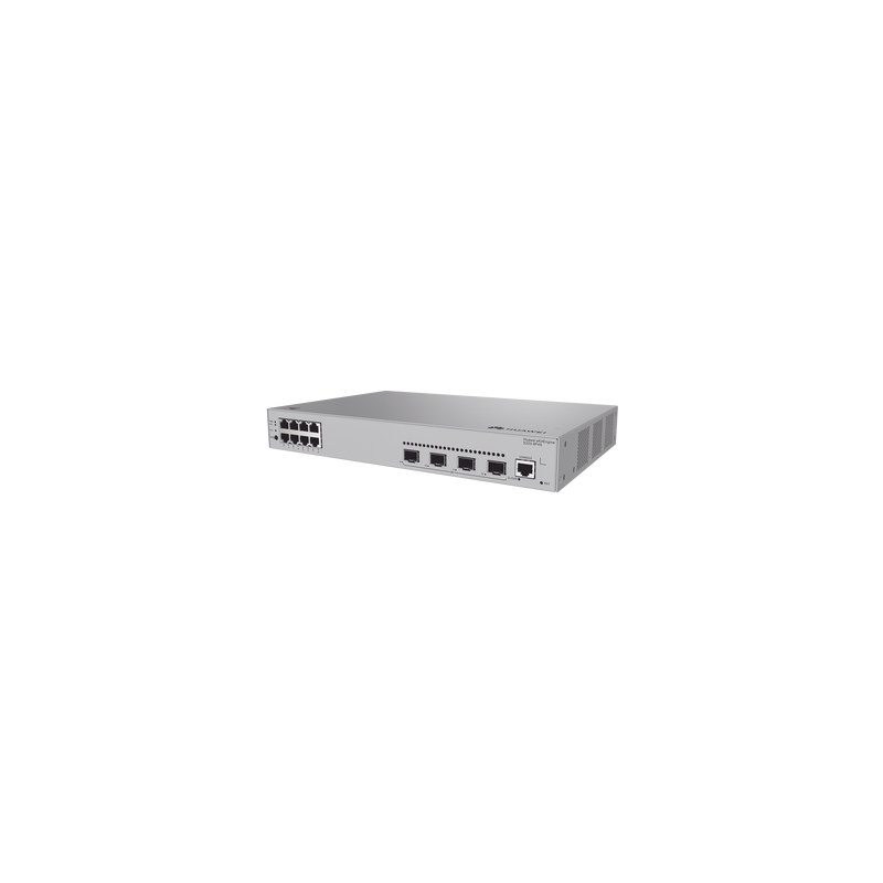 Switch de acceso eKit Administrable / Capa 2 / 8 Puertos PoE+ Gigabit + 4 SFP + Puerto Consola / PoE Perpetuo / Presupuesto PoE 