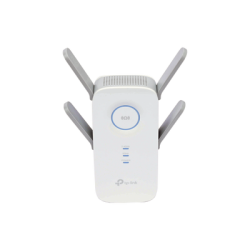 Repetidor / Extensor de Cobertura WiFi AC, 2600 Mbps, doble banda 2.4 GHz y 5 GHz, con 1 puerto 10/100/1000 Mbps, 4 antenas exte