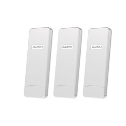 Kit WiFi para Hotspot Comunitario (3 AP) / Cobertura hasta 800 m / Nube Gratuita / Ideal para Iniciar WISP / 128 Usuarios por AP